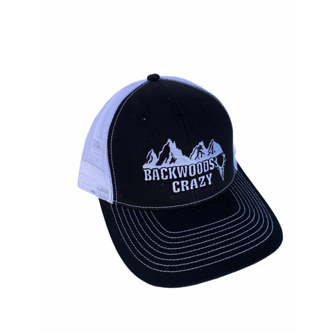 Hat white/black BwC trucker